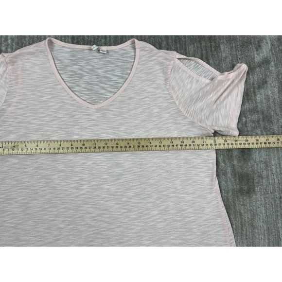 Cato Shirt Womens 14/16w Pink Semi sheer Shortsleeve Casual - Picture 4 of 10
